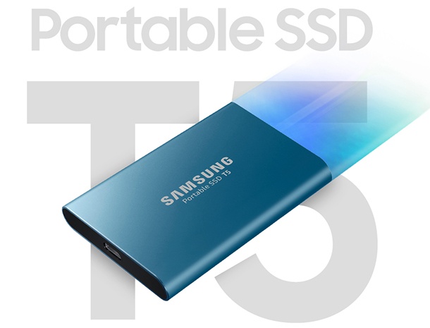Новият портативен SSD диск на Samsung поддържа скорости до 540 MB/s