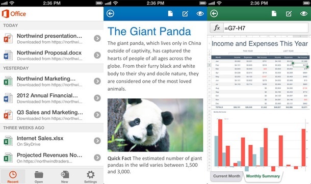 Office за iPad излиза до юли