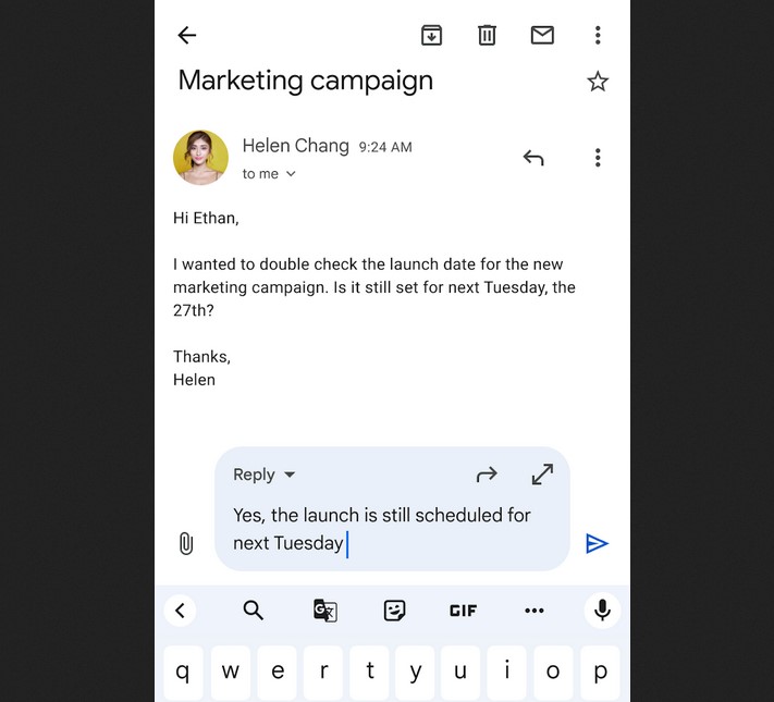 Gmail за Android се сдобива с полезна функционалност