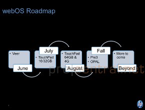 HP подготвя TouchPad с 64GB памет за август и Pre 3 за есента