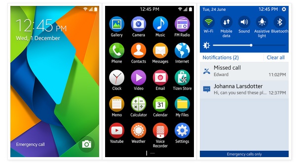 Нови снимки показват интерфейса на Tizen 2.3