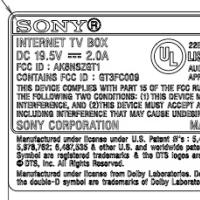 Google TV устройство от Sony се появи в сайта на FCC