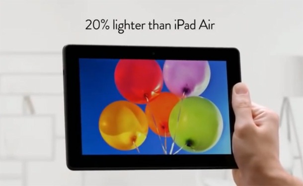 Реклама на Kindle Fire HDX атакува iPad Air
