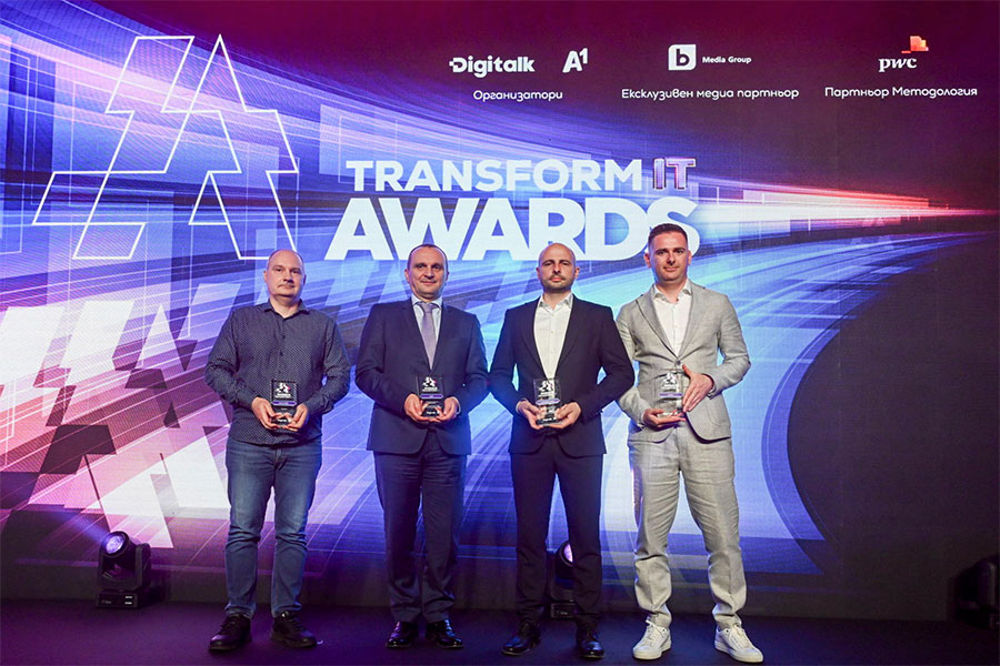 Победителите в Transform IT Awards 2025: Умна поточна линия, AI оглед на щети, роботи и платформа за управление на правна практика