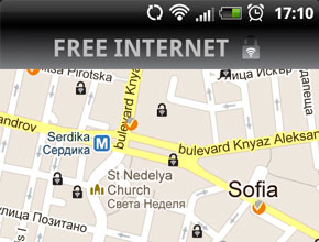 Приложение улеснява намирането на свободен достъп до интернет