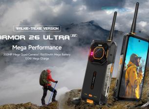 Ulefone Armor 26 Ultra Walkie-Talkie изпъква с отличителна черта и е наличен при нас