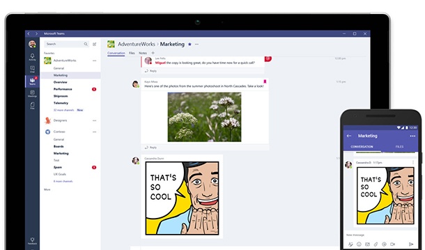 Microsoft Teams ще конкурира Slack на работното място
