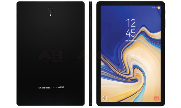Рендъри на Galaxy Tab S4 потвърждават слуховете