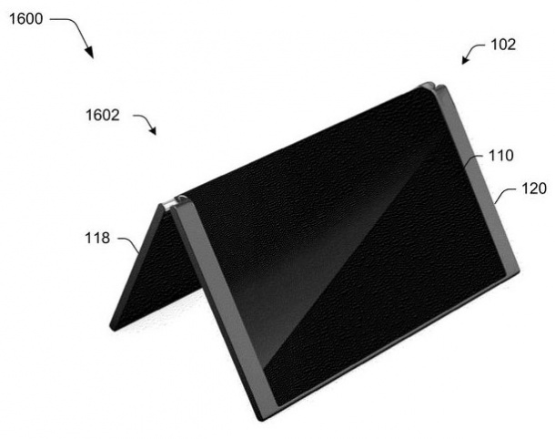 Microsoft патентова мобилно устройство със сгъваем дисплей