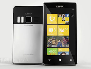 Концептуална разработка за телефон на Nokia с Windows Phone 7
