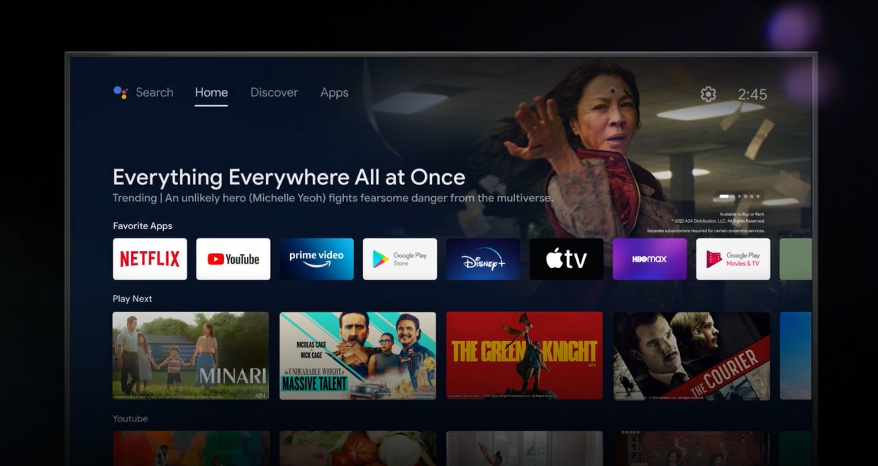 Google ще обновява Android TV на всеки две години