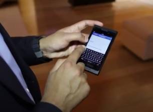Видео представяне на клавиатурата на BlackBerry OS 10