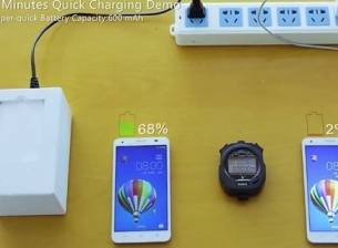 Технология на Huawei може да зарежда батерии за броени минути