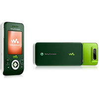 Sony Ericsson W580i в зелено