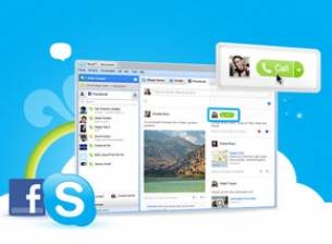 Facebook интегрира видеочат през Skype
