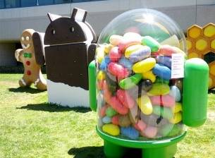 Пред офиса на Google се появи статуя на Android Jelly Bean