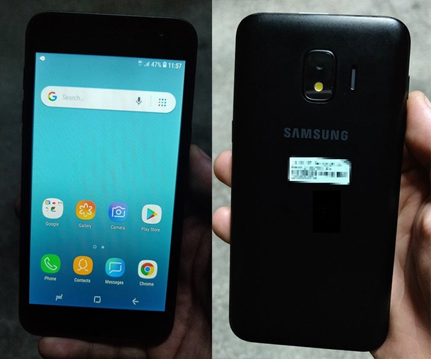 Снимки показват телефона на Samsung с Android Go