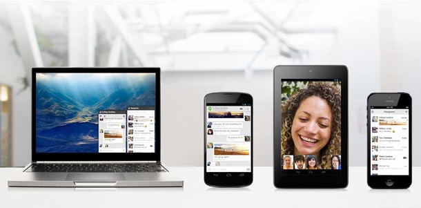 Google Hangouts за съобщения между Android, iOS и Chrome