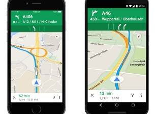 Навигацията с Google Maps в Европа получи асистент за лентата на движение