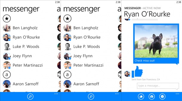 Facebook Messenger за Windows Phone най-сетне ще може да изпраща гласови съобщения
