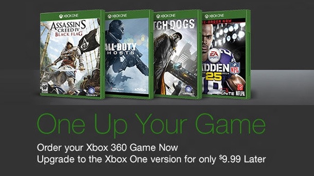 Предложение на Amazon за ъпгрейд на игри за Xbox 360 с версии за Xbox One