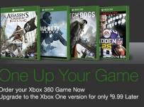Предложение на Amazon за ъпгрейд на игри за Xbox 360 с версии за Xbox One