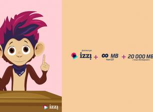 Пакетна оферта за интернет с достъп до образователната платформа iZZI от Telenor