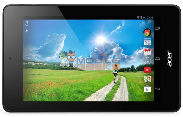 Acer работи по евтин таблет с процесор Intel и HD екран