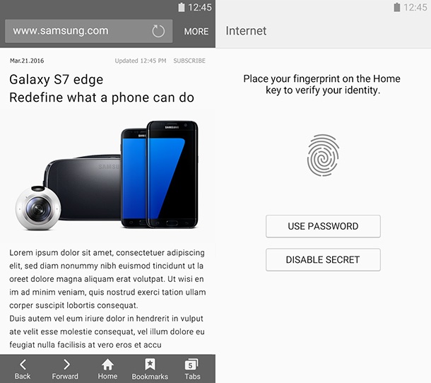Браузърът Samsung Internet вече има инкогнито режим на работа