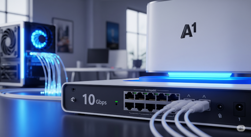 A1 вече предлага интеренет със скорост от 10 Gbps