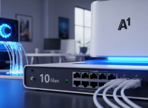A1 вече предлага интеренет със скорост от 10 Gbps