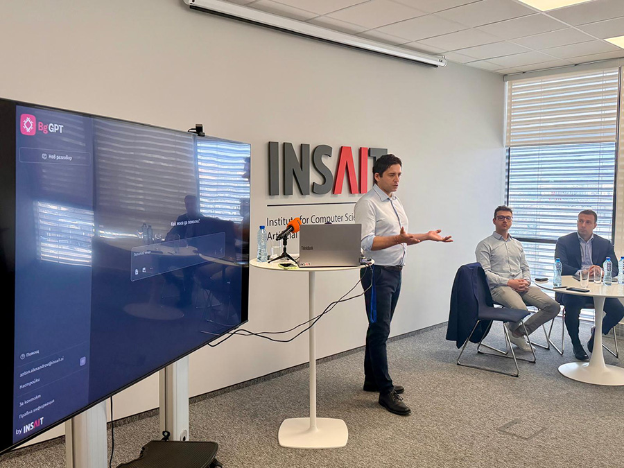 INSAIT представи третото поколение на BgGPT 3.0 и нови мобилни приложения