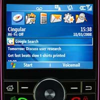 Google търсене от основния екран и за Windows Mobile