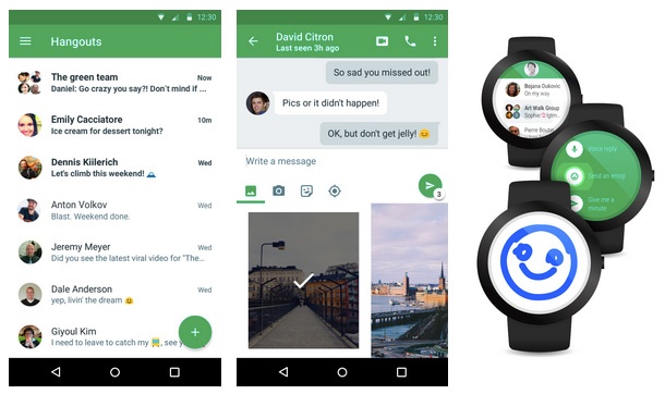 Hangouts за Аndroid получи обновен дизайн