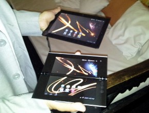 Още снимки и видео на двата таблета на Sony - S1 и S2