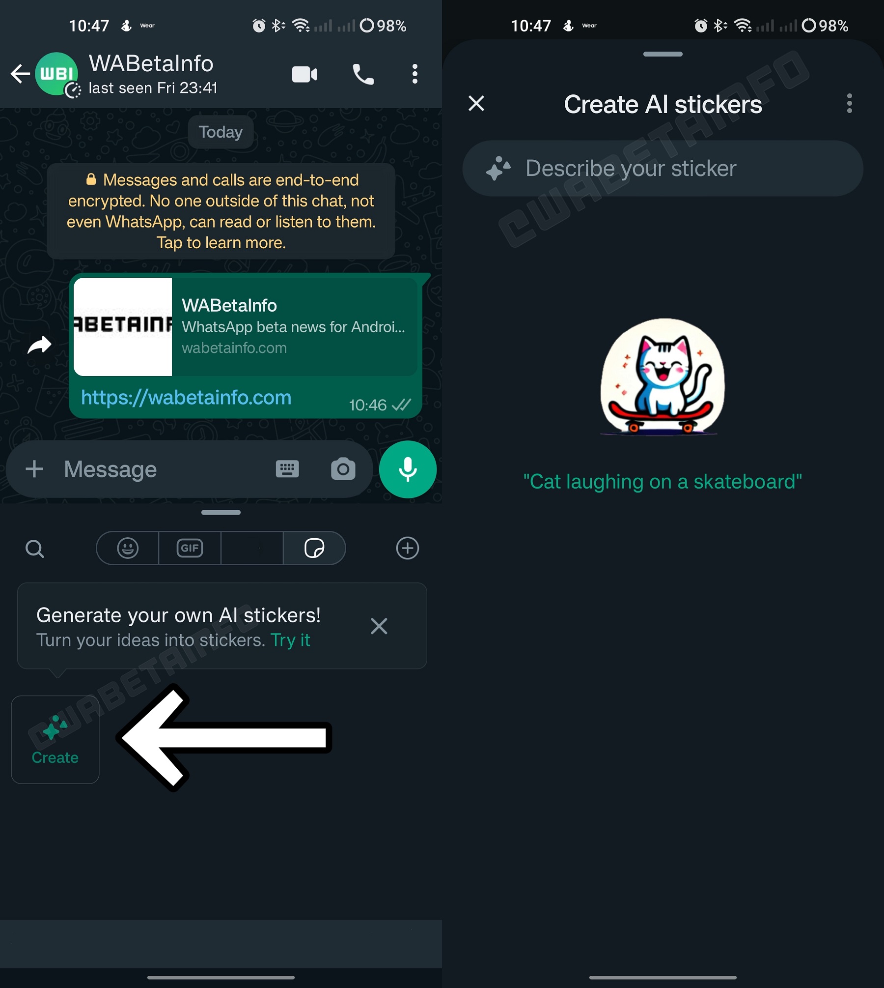 WhatsApp ще се сдобие с ИИ технология за генериране на стикери