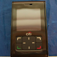 NFC телефон с логото на Citigroup