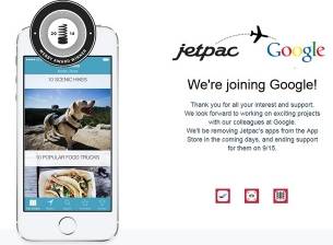 Екипът на Jetpac City Guides става част от Google
