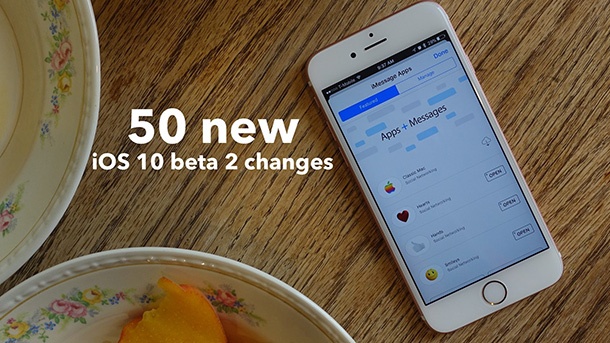Видео показва 50 от новите възможности на iOS 10 beta 2