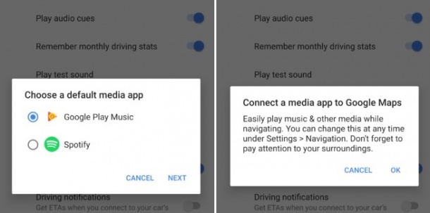 Навигацията с Google Maps вече предлага интеграция със Spotify и Apple Music