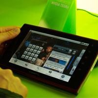 От щанда на Nvidia на мобилния конгрес