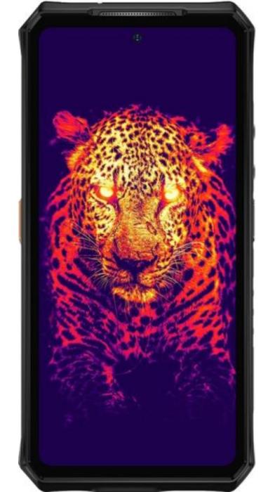 Ulefone Armor 28 Ultra Thermal – преден изглед в черен цвят.