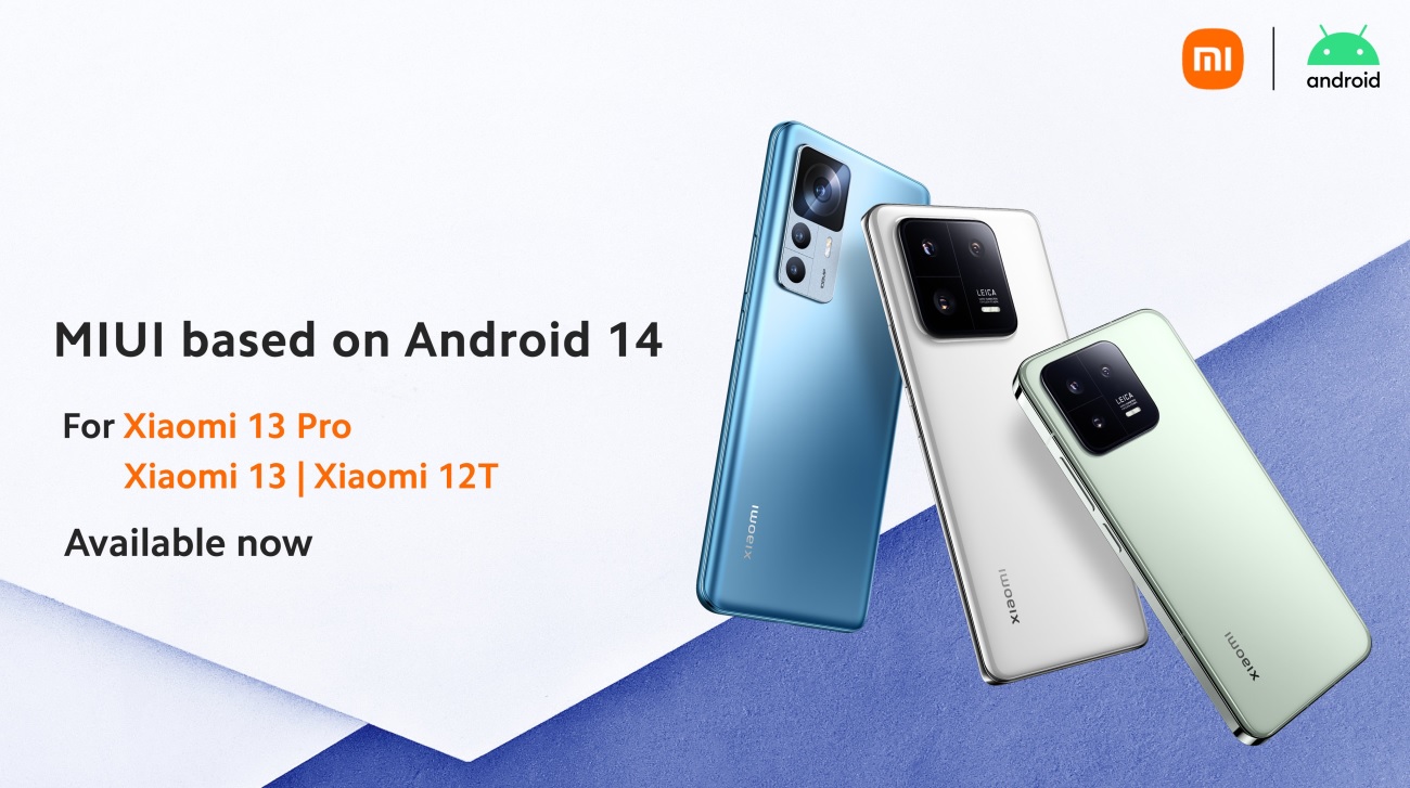Android 14 достига до Xiaomi 13, 13 Pro и 12T