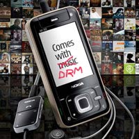 Comes with music на Nokia ще идва с DRM