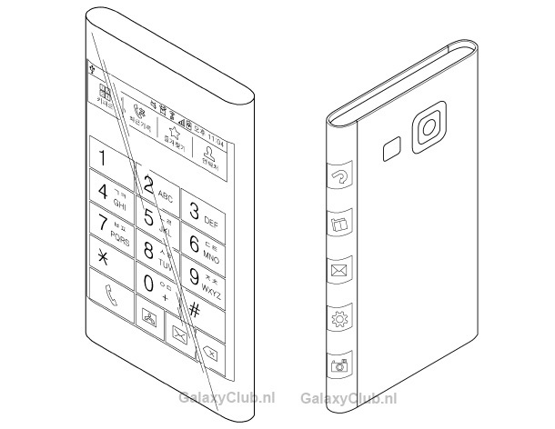 Нови патенти на Samsung загатват за външния вид на Galaxy Note 4