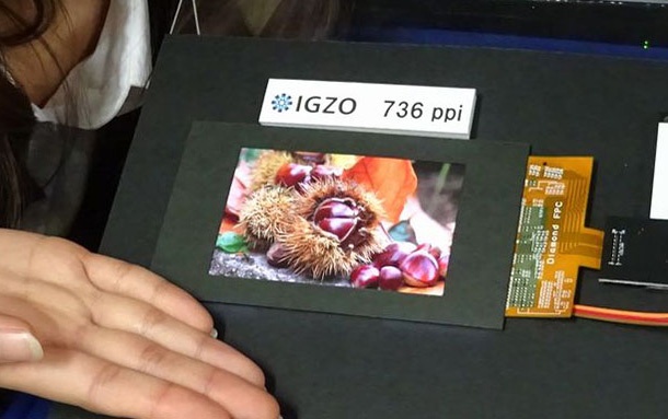 Sharp има мобилен дисплей с пикселна гъстота 736ppi