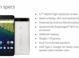 Презентация на Nexus 6P съдържа много детайли за телефона