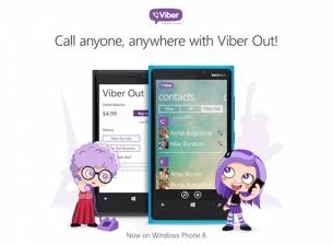Viber за Windows  Phone 8 вече поддържа Viber Out
