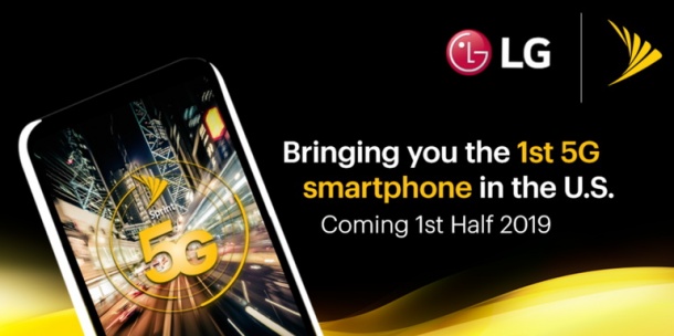 LG и Sprint ще представят 5G смартфон през първите месеци на 2019