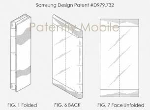 Samsung патентова сгъваем смартфон